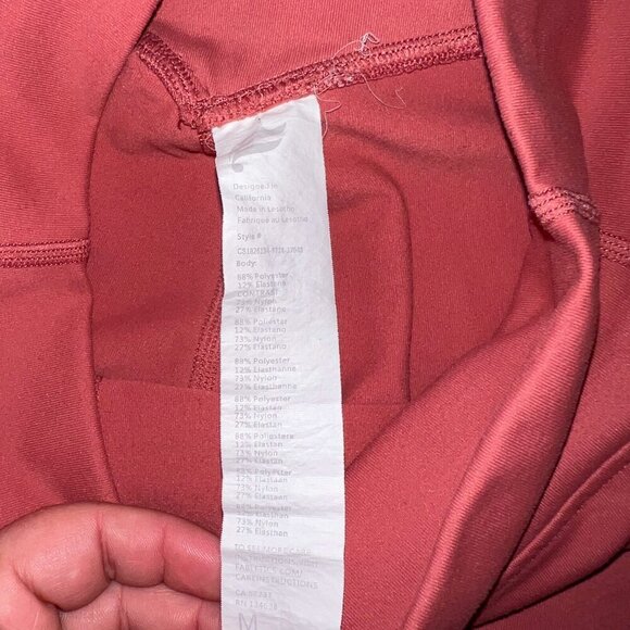 Fabletics Boost PowerHold High-Waisted 7/8 Legging Dusty Cedar Size M - Picture 8 of 8